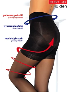 Pančuchové nohavice PUSH-UP 40 - MONA