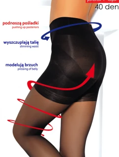 Pančuchové nohavice PUSH-UP 40 - MONA