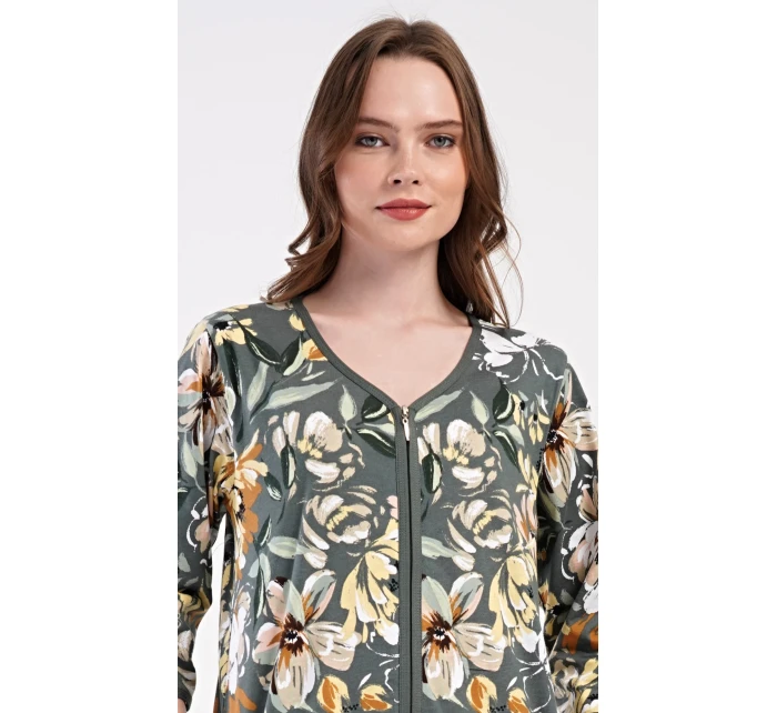 Dámske domáce šaty s trojštvrťovými rukávmi Marie Dámske domáce šaty s trojštvrťovými rukávmi Marie