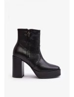 Topánky na podpätku model 190201 Step in style