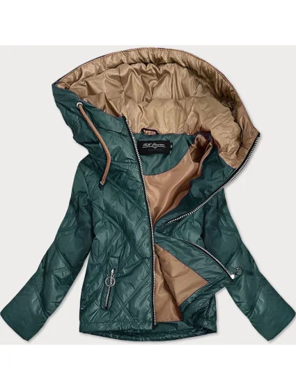 DÁMSKA ĽAHKÁ BUNDA S KAPUCŇOU ZELENÁ (BH2004) DÁMSKA ĽAHKÁ BUNDA S KAPUCŇOU ZELENÁ (BH2004)