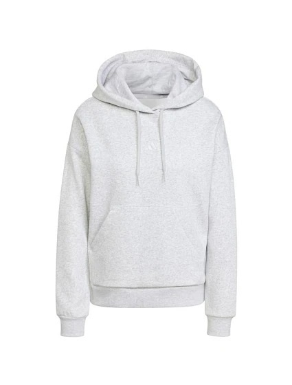 Dámská mikina Essentials Small Logo Feel Cozy světle šedá model 22081364 - ADIDAS