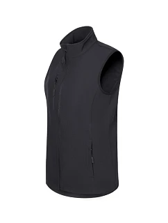 Trail softshellová vesta dámská ebony gray