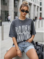 Dámske tričko s potlačou HAYATOUS graphite FashionStreet RY2637