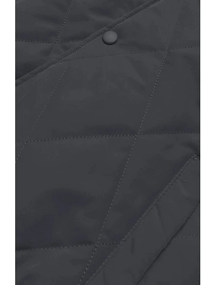 Dámská bunda typu bomber v grafitové barvě model 18172044 - J.STYLE