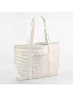 W 255 Nákupní taška pruhovaná z bio bavlny model 22432862 grey stripe - Westford Mill W 255 Nákupní taška pruhovaná z bio bavlny model 22432862 grey stripe - Westford Mill