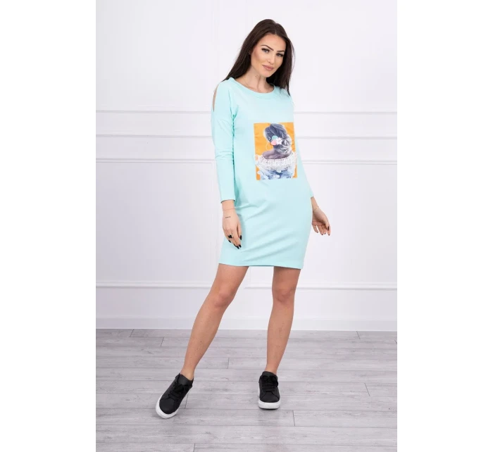 Šaty s 3D mátová model 18744126 - K-Fashion