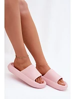 Dámske ľahké penové papuče na hrubej podrážke Pink Querceria Dámske ľahké penové papuče na hrubej podrážke Pink Querceria