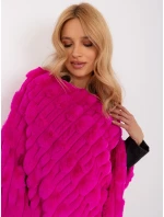 Poncho AT  fuksjowy model 19367621 - FPrice