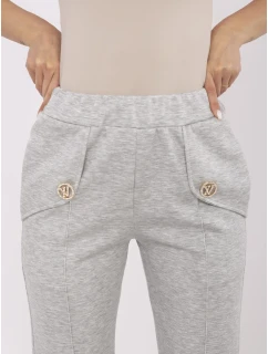 Nohavice DHJ SP 20518.12 sivé