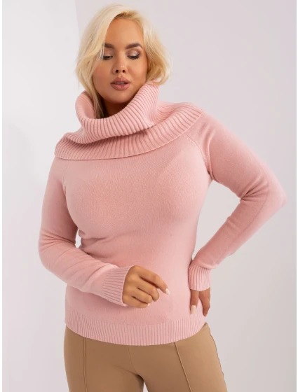 Sweter PM SW model 18949054 jasny różowy - FPrice Sweter PM SW model 18949054 jasny różowy - FPrice