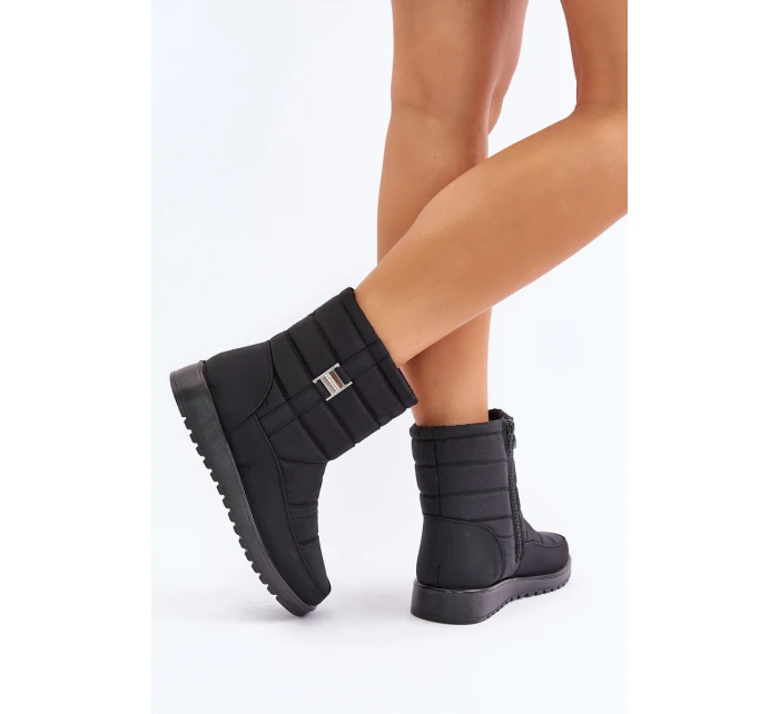 Ľahké dámske snežnice 24SN02-7999 black -Mezitha