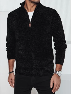 Pánsky čierny sveter FashionStreet WX2235