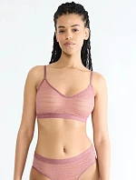 Dámska čipkovaná podprsenka FREE Evolve PU - staroružová 7836 - SLOGGI