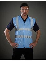 Bezpečnostná vesta Yoko HVW 100 Hi-Vis 79.W100 v malinovej farbe Bezpečnostná vesta Yoko HVW 100 Hi-Vis 79.W100 v malinovej farbe
