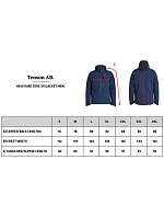 Tenson Core Ski Jacket Men Pánska lyžiarska bunda s kapucňou 84.7086 modrá Tenson Core Ski Jacket Men Pánska lyžiarska bunda s kapucňou 84.7086 modrá