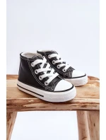 Dětské kožené vysoké tenisky Černe a model 21621499 - Boto Dětské kožené vysoké tenisky Černe a model 21621499 - Boto