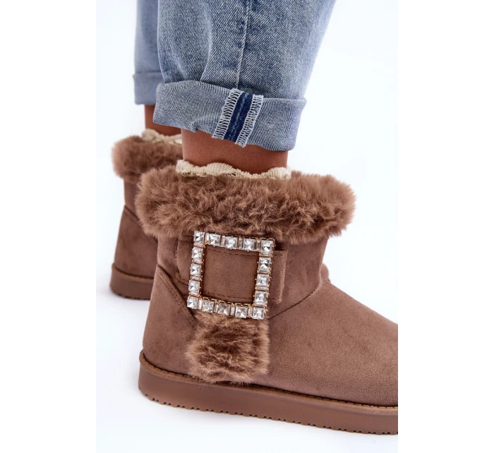 sněhule s tmavě hnědé model 21633625 - Boto