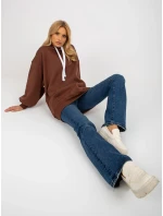 Dámska mikina EM BL 694.20x tmavo hnedá - FPrice Dámska mikina EM BL 694.20x tmavo hnedá - FPrice