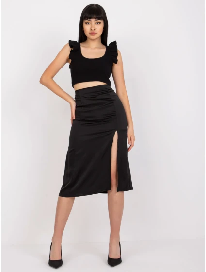 Sukně WN SD model 17265579 černá - FPrice Sukně WN SD model 17265579 černá - FPrice