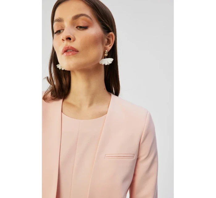 S368 Sako s otvorenou prednou časťou - púdrové