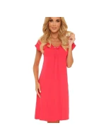 Dámska nočná košeľa Visa 870 Red - De Lafense