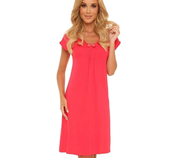 Dámska nočná košeľa Visa 870 Red - De Lafense