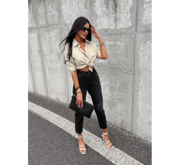 Dámská košile model 18909725 khaki - Ola Voga