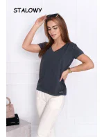 Dámská halenka s krátkým rukávem Dámská halenka s krátkým rukávem