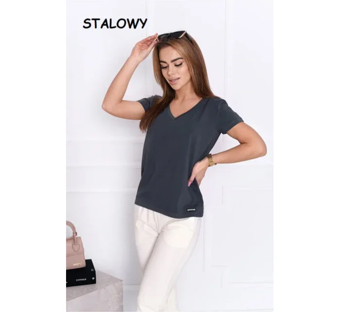 Dámská halenka s krátkým rukávem Dámská halenka s krátkým rukávem