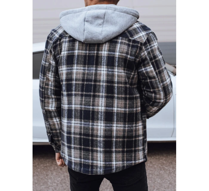 Pánská bunda s kapucí tmavě modrá Dstreet model 21982344 - FashionStreet