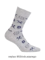 Pánske ponožky Wola Perfect Man vzorované W 94N03 Casual