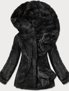 KURTKA DAMSKA Z KAPTUREM CZARNA model 21242704 - S'WEST