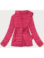 Ľahká ružová dámska prešívaná bunda (20311-266) Ľahká ružová dámska prešívaná bunda (20311-266)