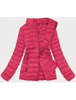 Ľahká ružová dámska prešívaná bunda (20311-266)