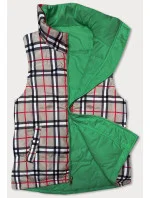 Dámska obojstranná vesta zelená (2383)