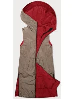 oboustranná dámská vesta s kapucí model 19514298 - S'WEST oboustranná dámská vesta s kapucí model 19514298 - S'WEST