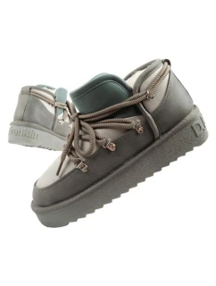 D.Franklin dámske snehové topánky zimné módne zateplené topánky šedé dámske