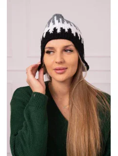 Dámská čepice tmavě model 18752469 - K-Fashion