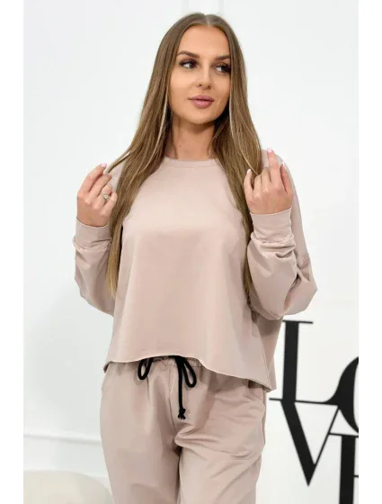 Set 2dielna mikina + nohavice béžový Set 2dielna mikina + nohavice béžový