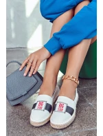 Dámské slipon espadrilky Big Star model 21580397 bílá a tmavě modrá - Big Star Shoes
