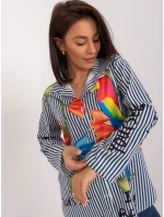 Košeľa DHJ KS 18850 1.99 námornícka a biela