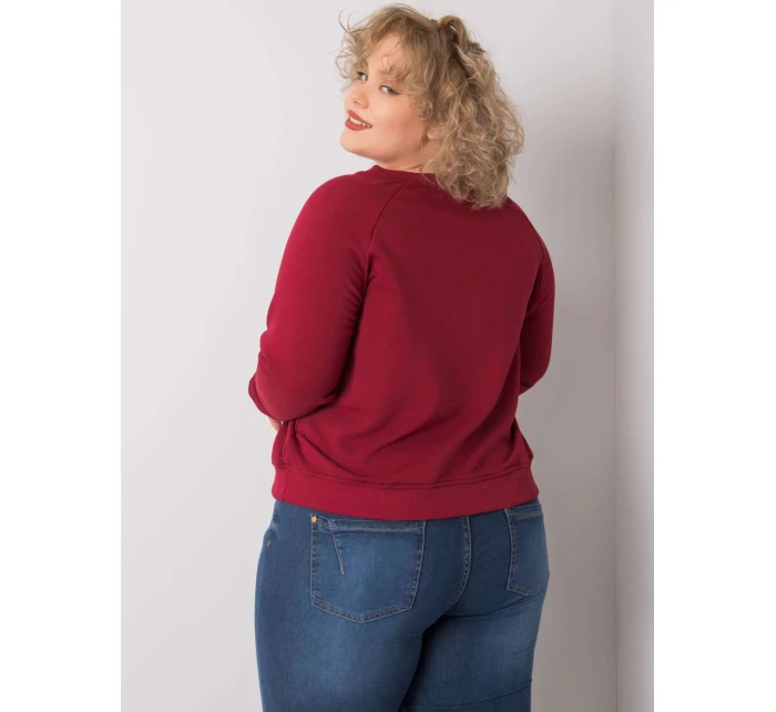 Mikina RV BL 6326.02X gaštanová