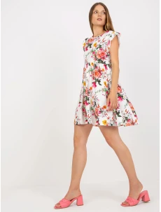 Dámske šaty RV SK 8020 biele a červené