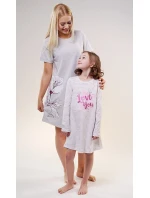 Dámská noční košile s krátkým rukávem model 18831621 - Vienetta Dámská noční košile s krátkým rukávem model 18831621 - Vienetta