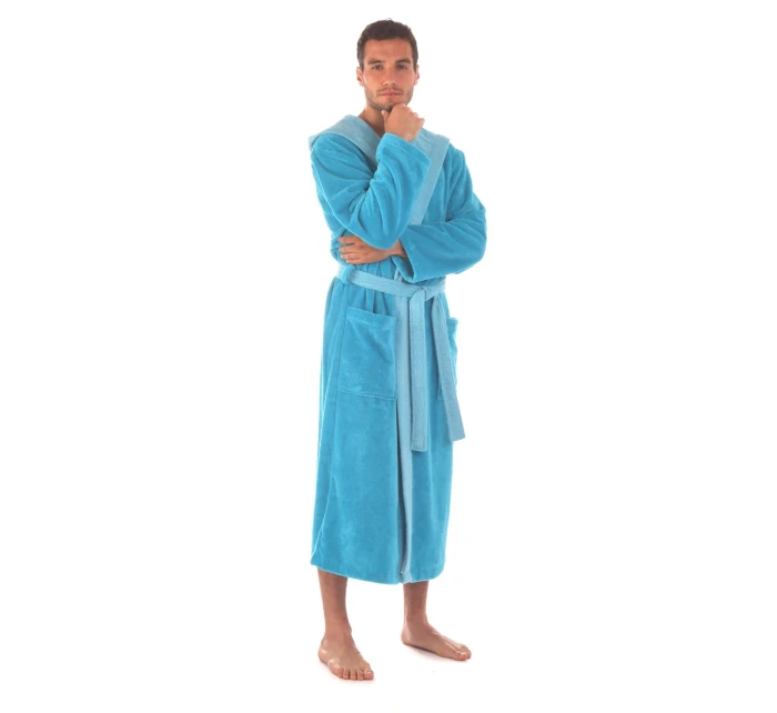 župan Tampa model 20647371 pánský tyrkys - Vestis župan Tampa model 20647371 pánský tyrkys - Vestis