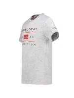 Geografické Norsko DB 254 M šedé tričko model 21179703 - Geographical Norway