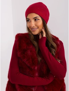 Czapka AT CZ model 18997548 bordowy - FPrice