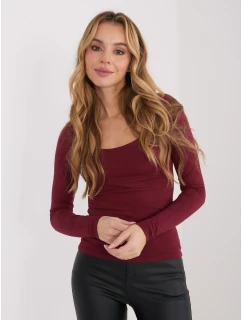 Bluzka WT BZ model 21859064 bordowy - FPrice