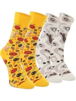 Pánske ponožky Pizza Multicolour - Crea Socks